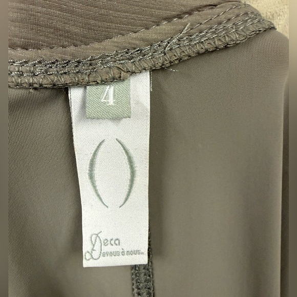 Chic Gray Button-Up Jacket - Picture 7 of 7